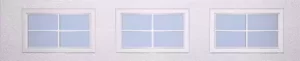 Cross Window Sectional Door