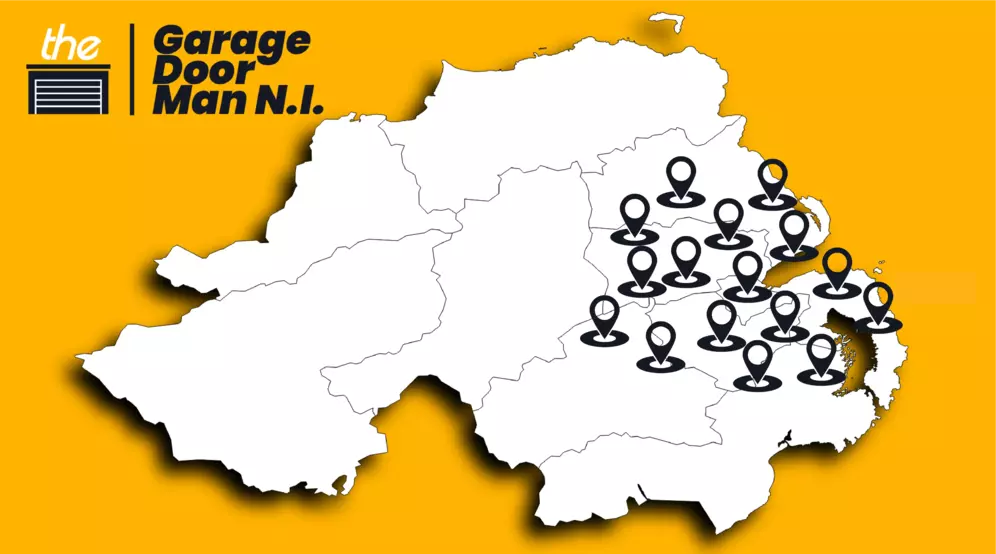 Garage Doors Northern Ireland Map