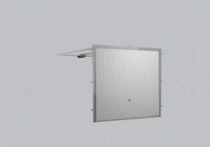 Up-and-over garage door animation