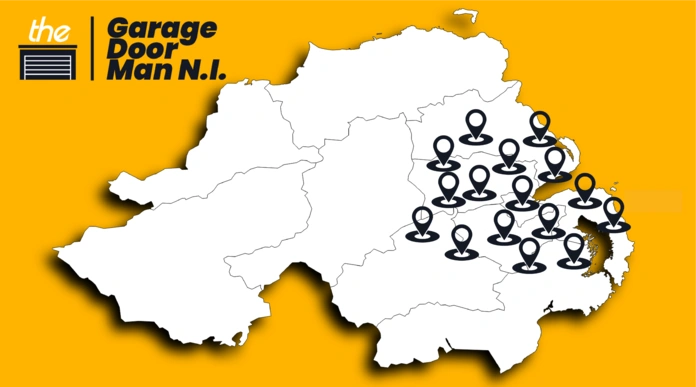 Garage Doors Northern Ireland Map