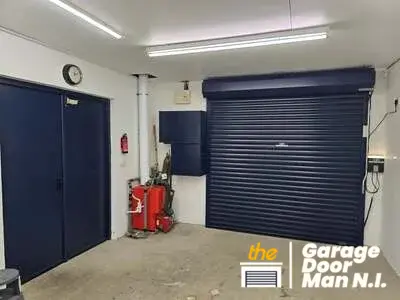 automatic insulated garage door in Lisburn