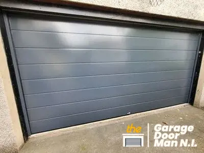 Sectional garage door