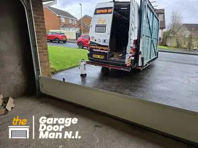 Sectional garage door installation Newtownabbey