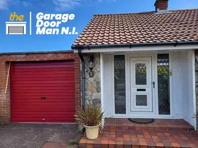 single-skinned roller garage door in Carrickfergus