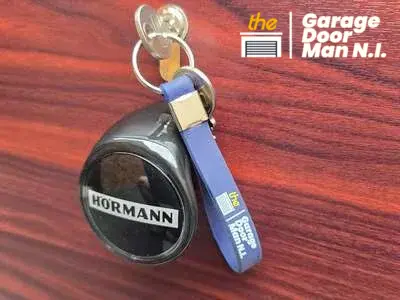 Hormann up and over garage door in Royal Hillsborough, Lisburn.