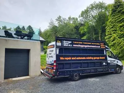 Insulated roller garage door in Holywood, County Down