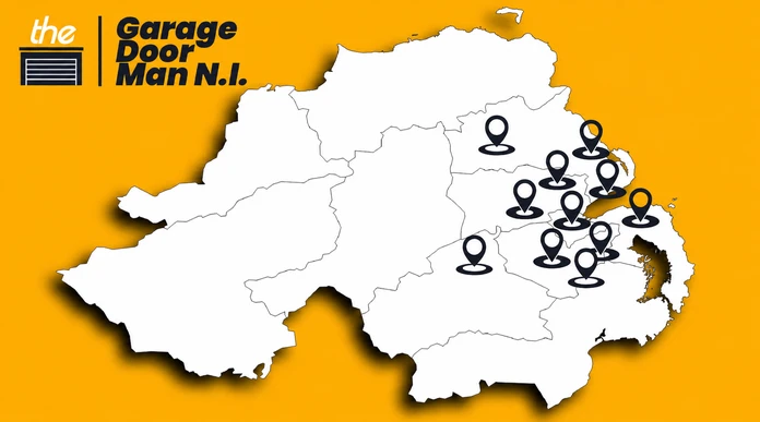 Garage Doors Northern Ireland Map