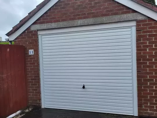 White garage door in Bangor